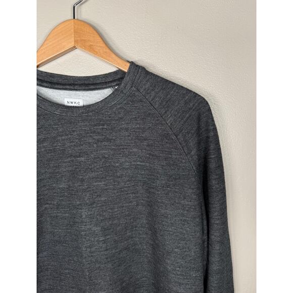 NWOT NWKC Mens CREW Top in CHARCOAL size L $199 - Picture 11 of 12